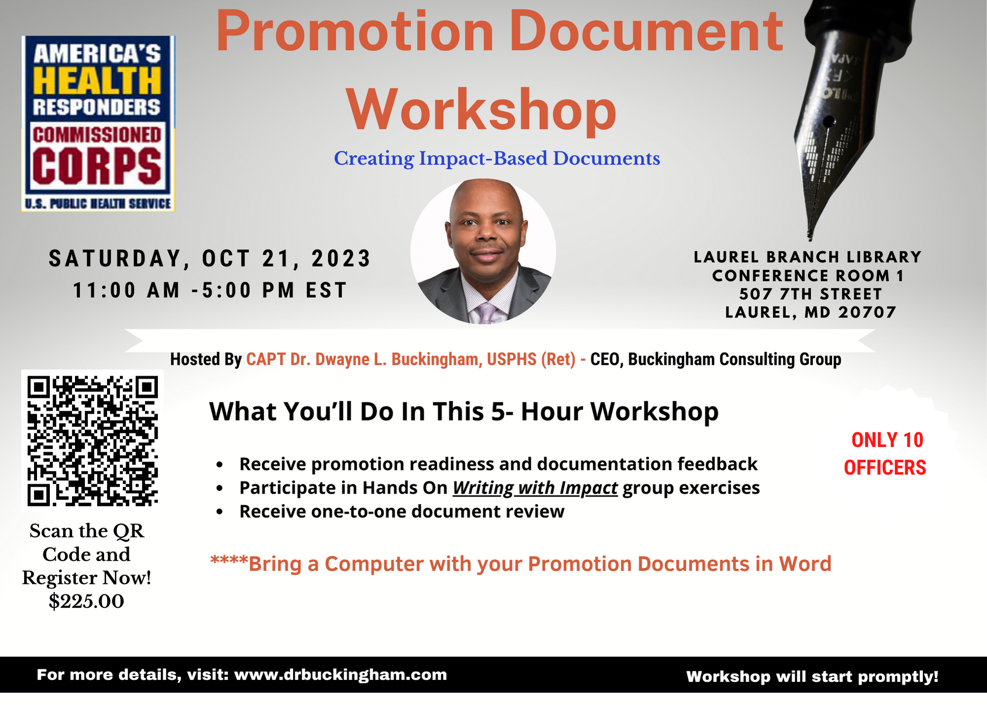 Promotion Document Workshop: Creating Impact-Based Documents